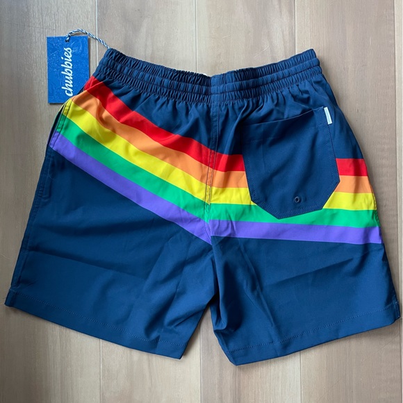 Chubbies Size Small 7” Swim Trunks Pride - Picture 4 of 4